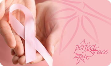 A Perfect Face pink breast cancer gift card